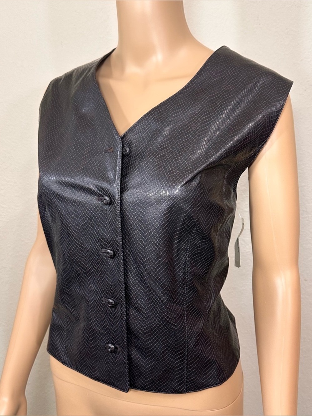 Yansi Fugel Brown Steampunk Vest New